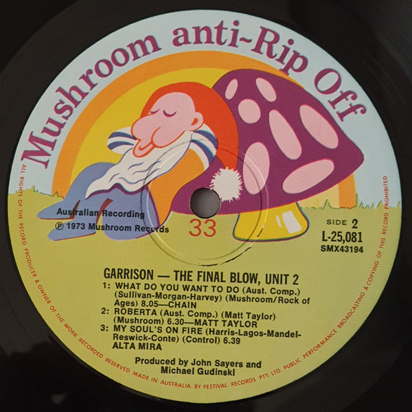 Various – Garrison The Final Blow Unit 2 LP vinyl record, image 4 of 4