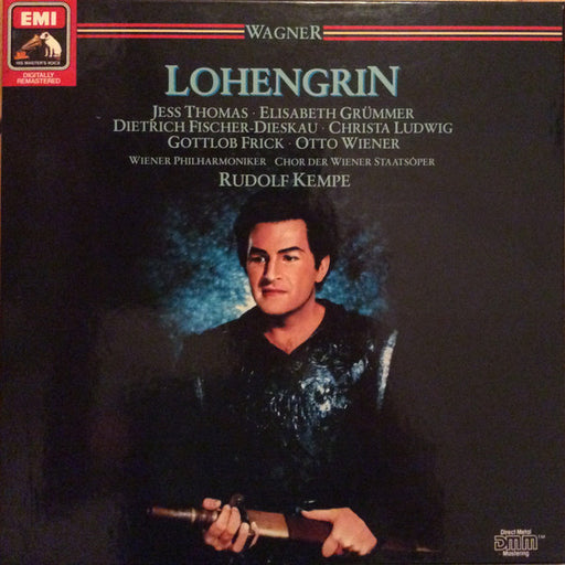 Richard Wagner, Jess Thomas, Elisabeth Grümmer, Dietrich Fischer-Dieskau, Christa Ludwig, Gottlob Frick, Wiener Philharmoniker, Rudolf Kempe – Lohengrin (4xLP) LP vinyl record, image 1 of 3