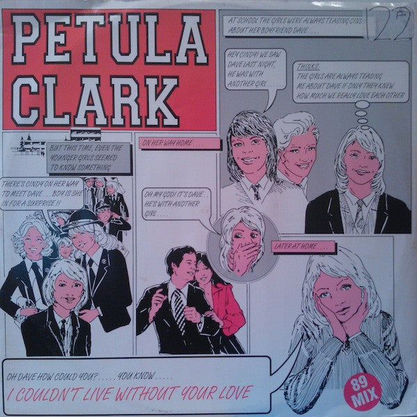 Petula Clark – I Couldn't Live Without Your Love ('89 Mix) 12" vinyl record, image 1 of 4