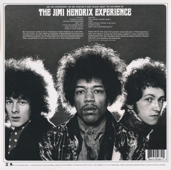 The Jimi Hendrix Experience – Are You Experienced LP vinyl record, image 2 of 6
