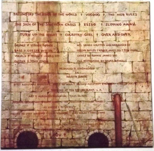 Black Sabbath – Mob Rules LP vinyl record, image 2 of 4