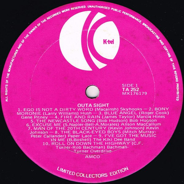 Various – Outa Sight LP vinyl record, image 3 of 4