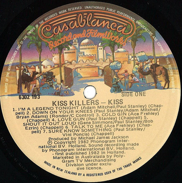 Kiss – Kiss Killers LP vinyl record, image 3 of 4