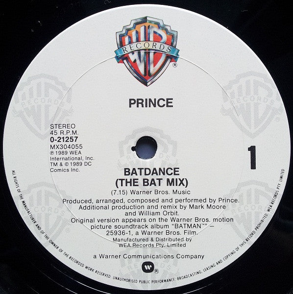 Prince – Batdance 12" vinyl record, image 3 of 4