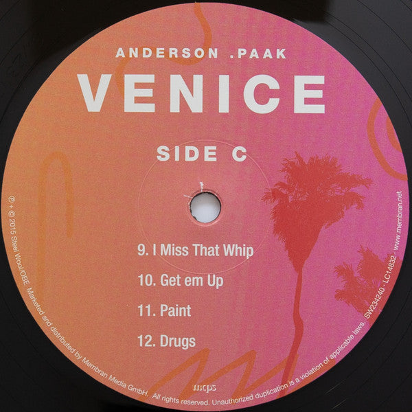 Anderson .Paak – Venice (2xLP) LP vinyl record, image 4 of 7