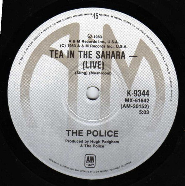 The Police – King Of Pain 7" vinyl record, image 4 of 4