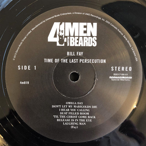 Bill Fay – Time Of The Last Persecution LP vinyl record, image 3 of 4