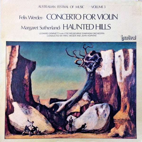 Felix Werder, Margaret Sutherland – Concerto For Violin / Haunted Hills LP vinyl record, image 1 of 9