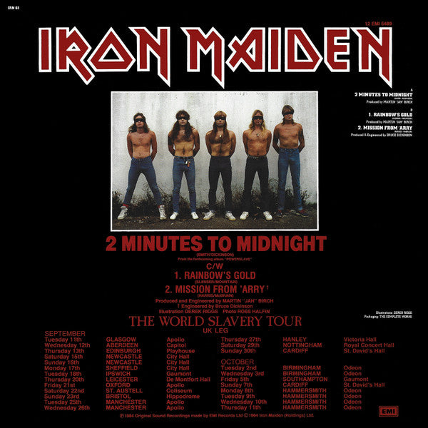Iron Maiden – 2 Minutes To Midnight · Aces High (2x12") 12" vinyl record, image 2 of 10