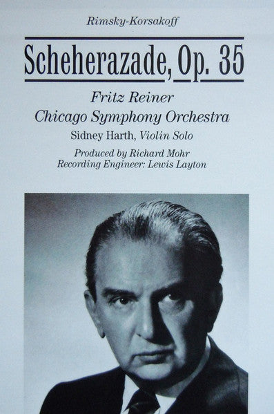 Nikolai Rimsky-Korsakov, Fritz Reiner, Chicago Symphony Orchestra – Scheherazade LP vinyl record, image 6 of 10