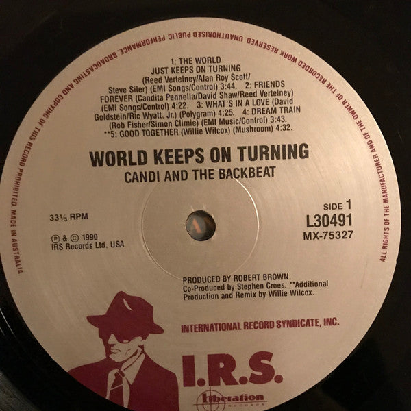 Candi – World Keeps On Turning LP vinyl record, image 4 of 5