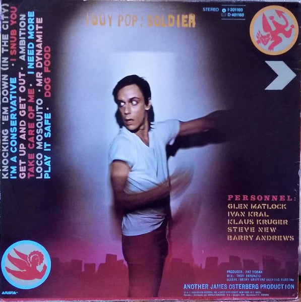 Iggy Pop – Soldier LP vinyl record, image 2 of 4