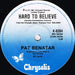 Pat Benatar – Fire And Ice 7" vinyl record, image 2 of 2