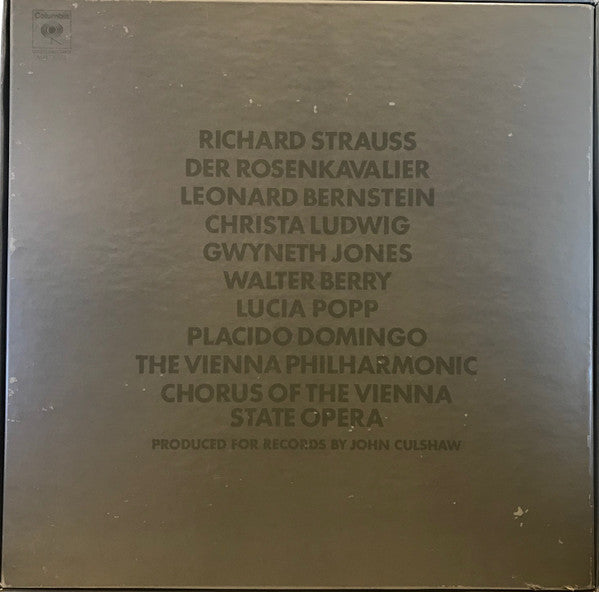 Leonard Bernstein, Wiener Philharmoniker, Christa Ludwig, Gwyneth Jones, Walter Berry, Lucia Popp – Der Rosenkavalier (4xLP) LP vinyl record, image 2 of 10