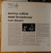 Sonny Rollins – East Broadway Run Down LP vinyl record, image 2 of 6
