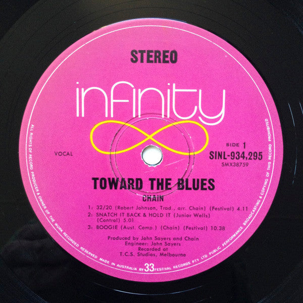 Chain – Toward The Blues LP vinyl record, image 5 of 6