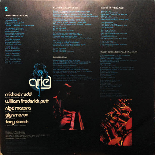 Ariel – Goodnight Fiona LP vinyl record, image 5 of 8