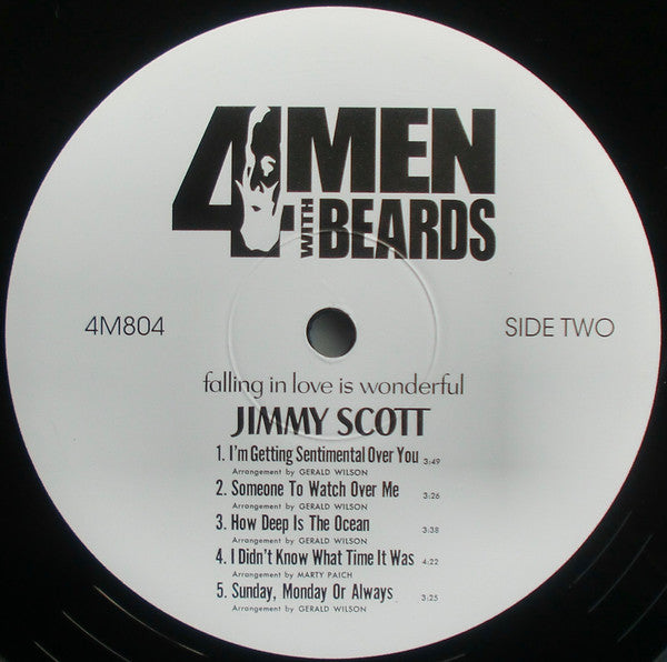 Jimmy Scott – Falling In Love Is Wonderful LP vinyl record, image 4 of 4