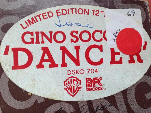 Gino Soccio – Dancer 12" vinyl record, image 4 of 4
