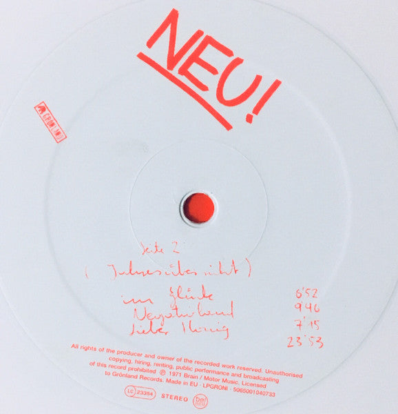 Neu! – Neu! LP vinyl record, image 6 of 7