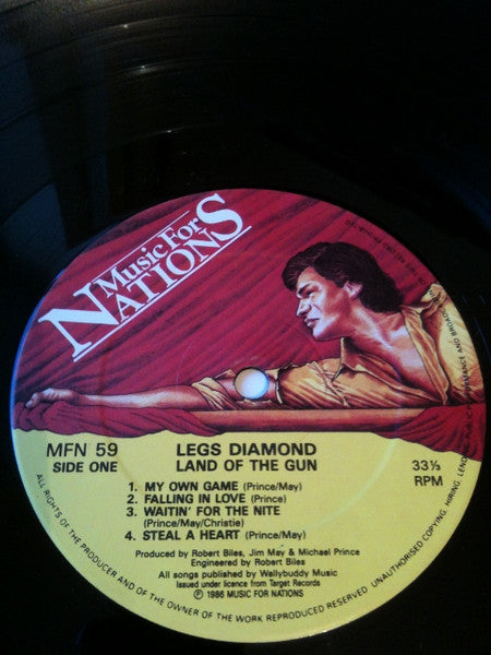 Legs Diamond – Land Of The Gun LP vinyl record, image 3 of 5