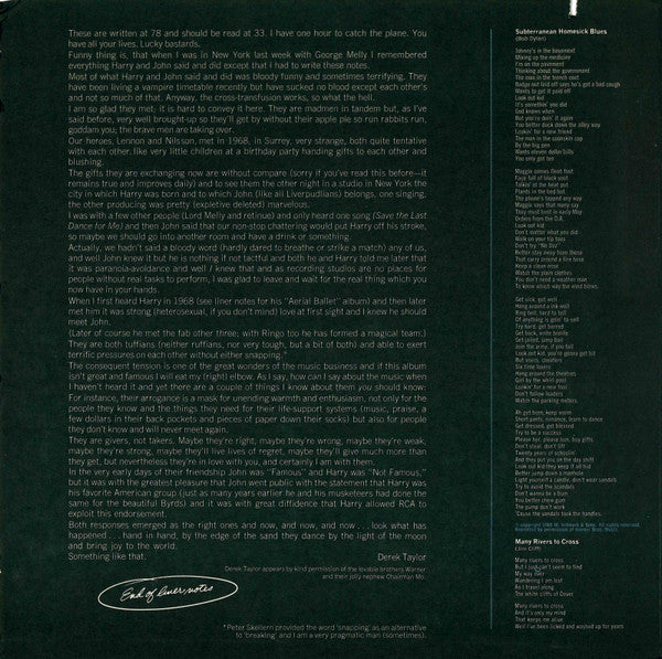 Harry Nilsson – Pussy Cats LP vinyl record, image 5 of 10