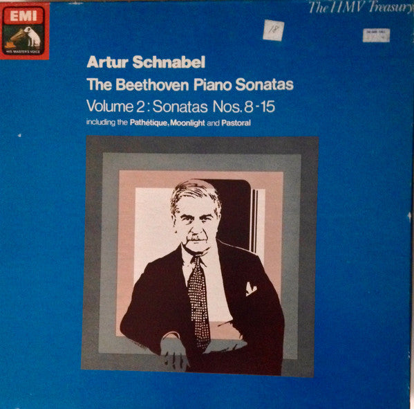 Artur Schnabel, Ludwig van Beethoven – The Beethoven Piano Sonatas Volume 2: Sonatas Nos. 8-15 (3xLP) LP vinyl record