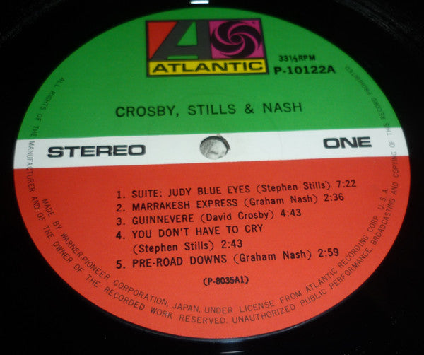 Crosby, Stills & Nash – Crosby, Stills & Nash LP vinyl record, image 5 of 6