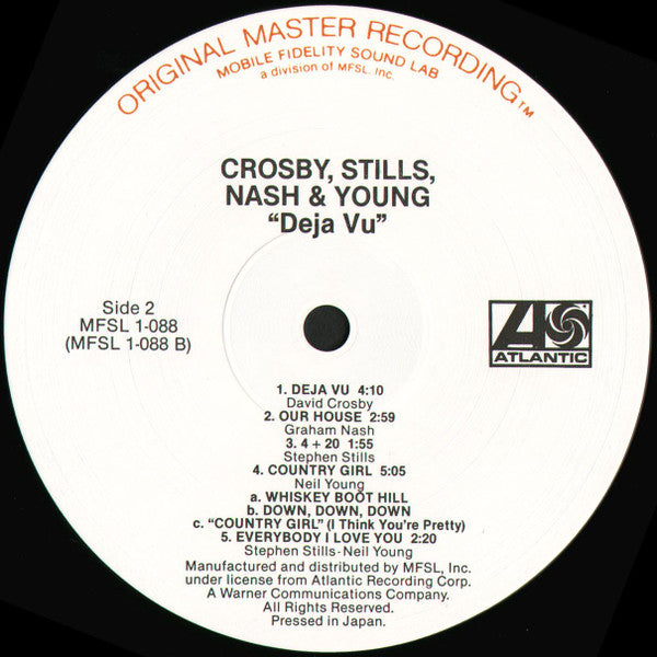 Crosby, Stills, Nash & Young – Déjà Vu LP vinyl record, image 5 of 6