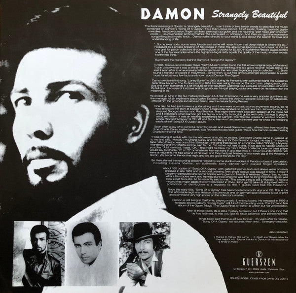 Damon – Song Of A Gypsy LP vinyl record, image 9 of 9