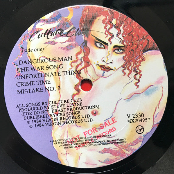 Culture Club – Waking Up With The House On Fire LP vinyl record, image 5 of 6