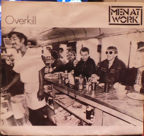 Men At Work – Overkill 7" vinyl record, image 1 of 4