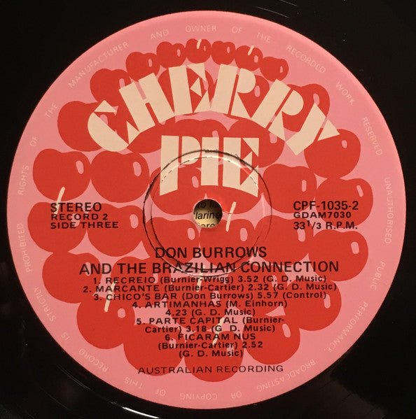 Don Burrows, The Brazilian Connection, Burnier & Cartier, The Don Burrows Quintet, George Golla, The Sydney String Quartet – Don Burrows And The Brazilian Connection (2xLP) LP vinyl record, image 10 of 10