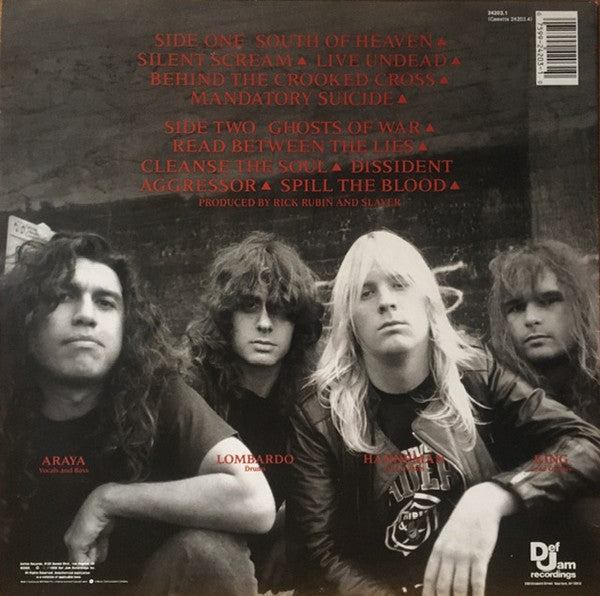Slayer – South Of Heaven LP vinyl record, image 2 of 6