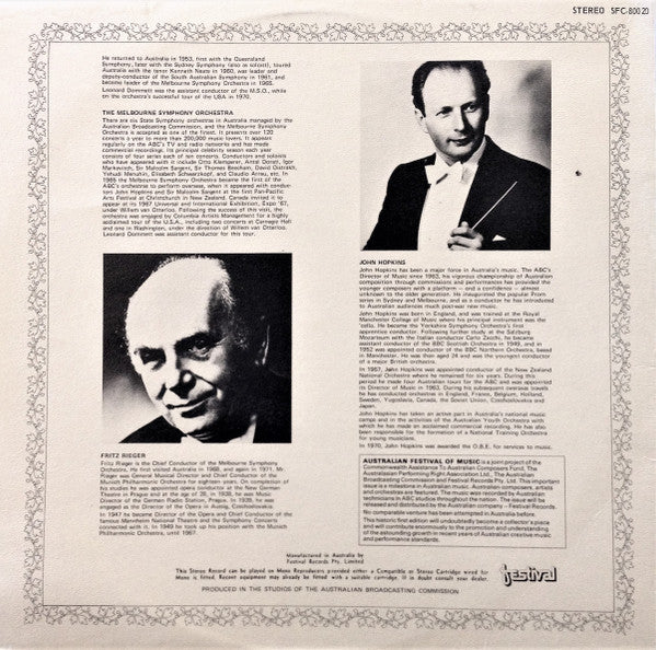 Felix Werder, Margaret Sutherland – Concerto For Violin / Haunted Hills LP vinyl record, image 6 of 9