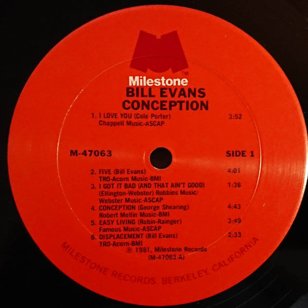 Bill Evans – Conception (2xLP) LP vinyl record, image 5 of 8