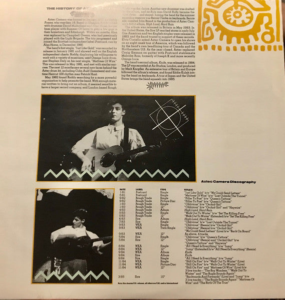 Aztec Camera – Backwards And Forwards 12" vinyl record, image 2 of 4
