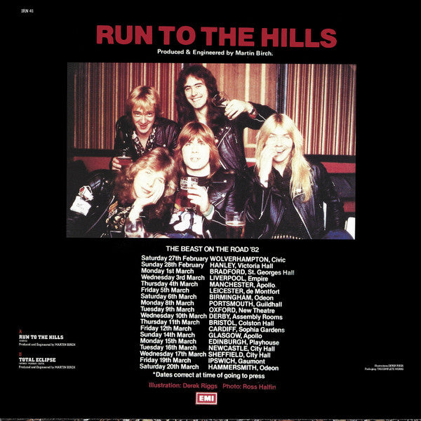Iron Maiden – Run To The Hills · The Number Of The Beast (2x12") 12" vinyl record, image 2 of 10