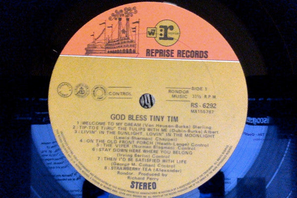 Tiny Tim – God Bless Tiny Tim LP vinyl record, image 3 of 4