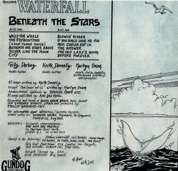 Waterfall – Beneath The Stars LP vinyl record, image 2 of 5