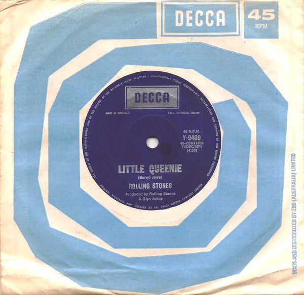 The Rolling Stones – Little Queenie / Love In Vain 7" vinyl record, image 3 of 3