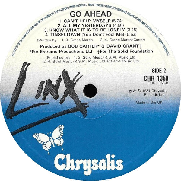 Linx – Go Ahead LP vinyl record, image 4 of 7
