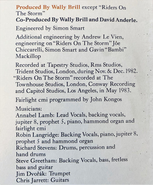 Annabel Lamb – Once Bitten LP vinyl record, image 3 of 6