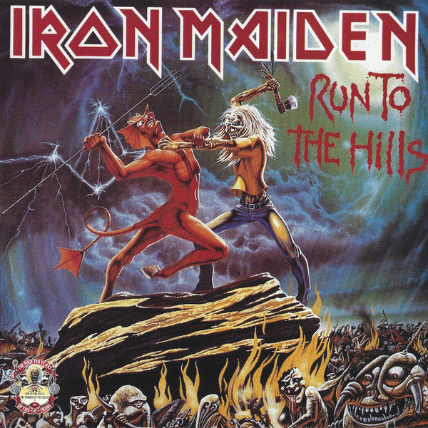 Iron Maiden – Run To The Hills · The Number Of The Beast (2x12") 12" vinyl record, image 1 of 10