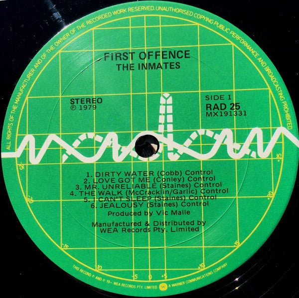 The Inmates – First Offence LP vinyl record, image 3 of 4