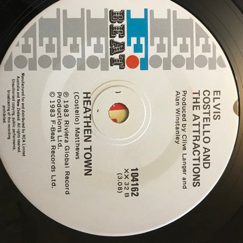 Elvis Costello & The Attractions – Everyday I Write The Book 7" vinyl record, image 4 of 4