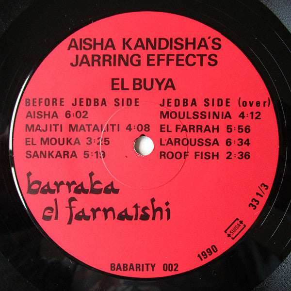 Aisha Kandisha's Jarring Effects – El Buya LP vinyl record, image 3 of 4
