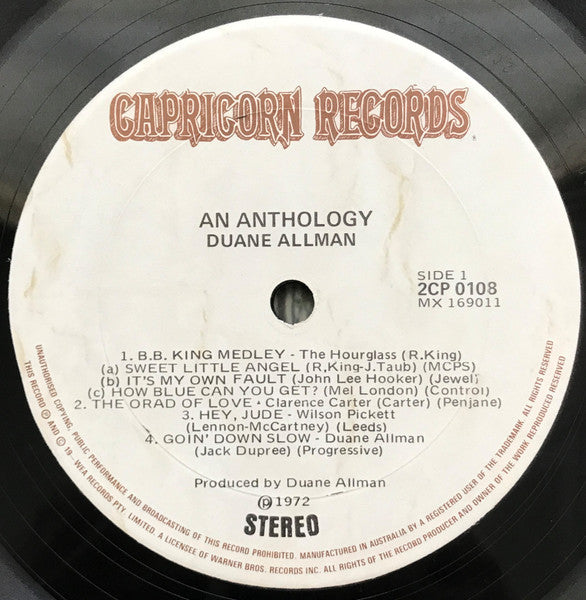 Duane Allman – An Anthology (2xLP) LP vinyl record, image 5 of 9