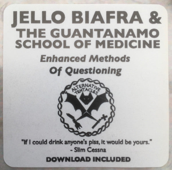 Jello Biafra And The Guantanamo School Of Medicine – Enhanced Methods Of Questioning 12" vinyl record, image 7 of 7