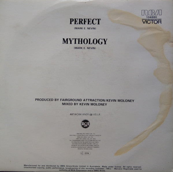 Fairground Attraction – Perfect 7" vinyl record, image 2 of 4